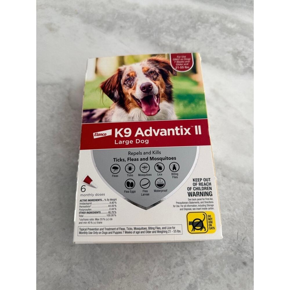 K9 Advantix II Vet-Recommended Flea, Tick & Mosquito Treatment Large Dogs
